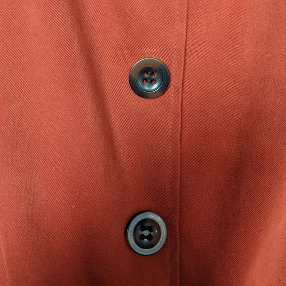 Vintage Burnt Orange Lindor A-line Skirt - Picture 4 of 7